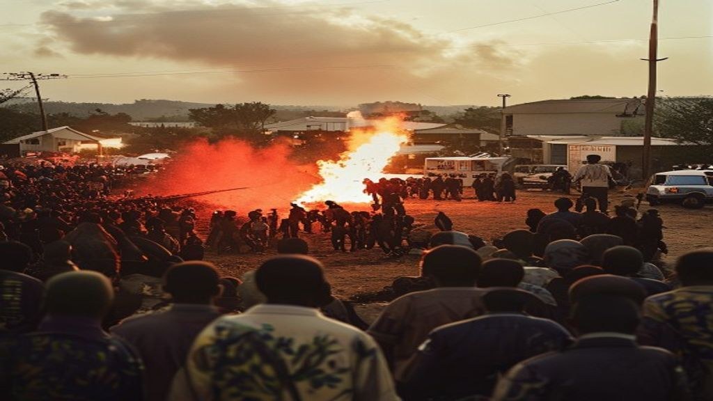 LOOK | Police clash with thousands of Malawian nationals camping at Sherwood Hall - IOL